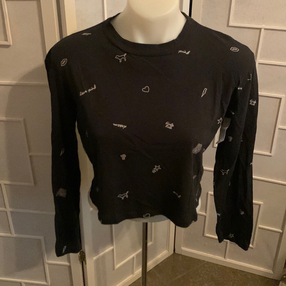 Victoria Secret Crop top long sleeve XS